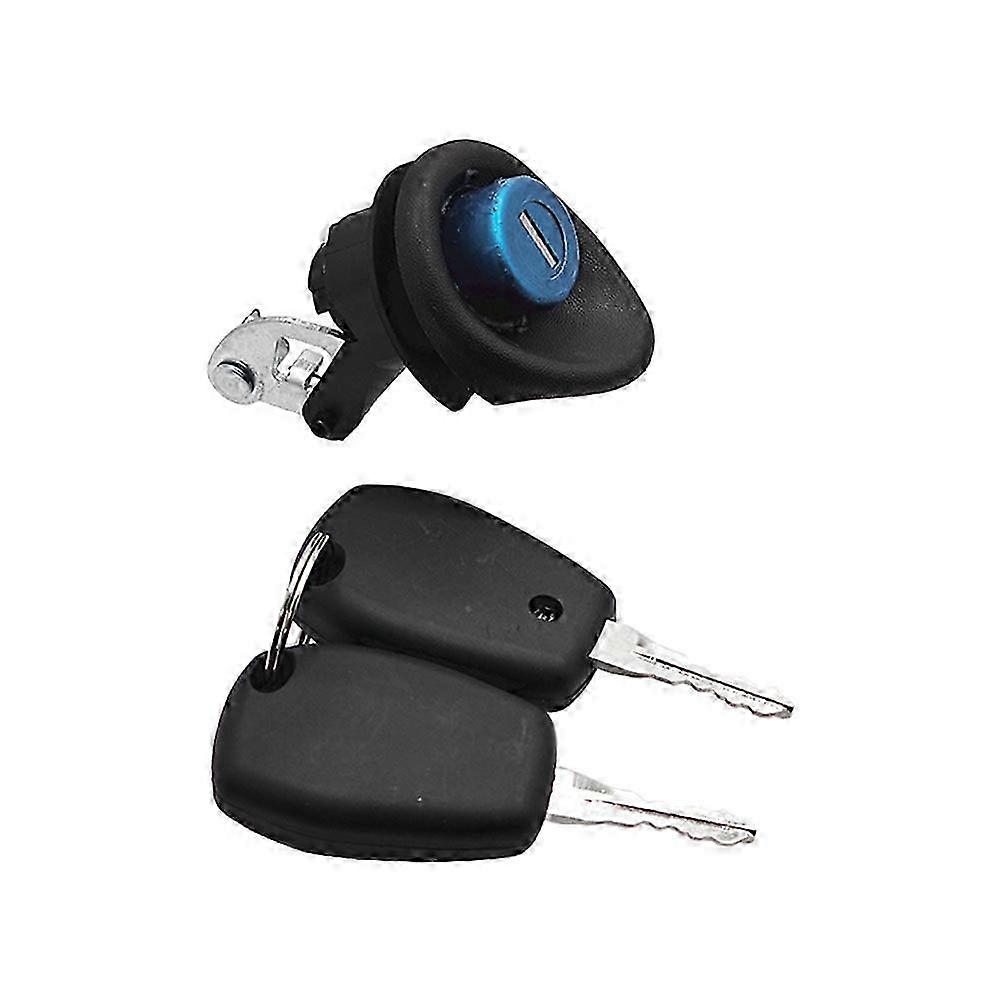 Tailgate Trunk Back Lock with Two Keys compatible withRenault Twingo Logan 7701367940