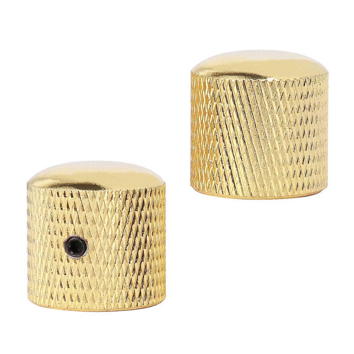 2Pcs Guitar Volume Knobs Electric Bass Rotary Knobs Tone Control Knobs Musical Accessories