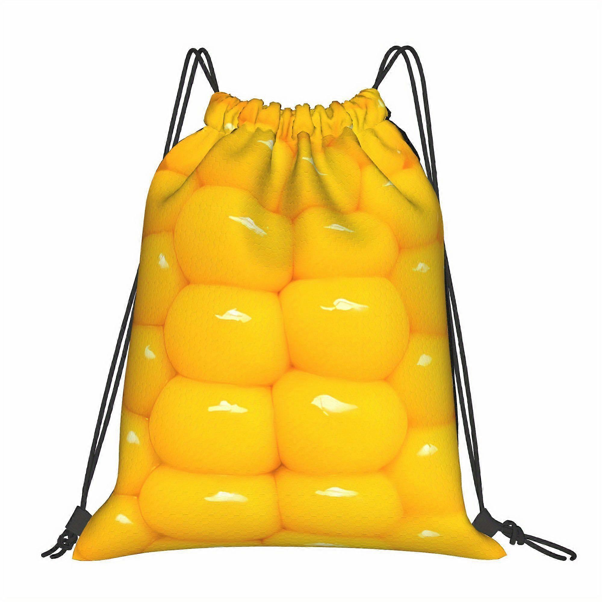 Corn Pattern Drawstring Bags-Gqazw
