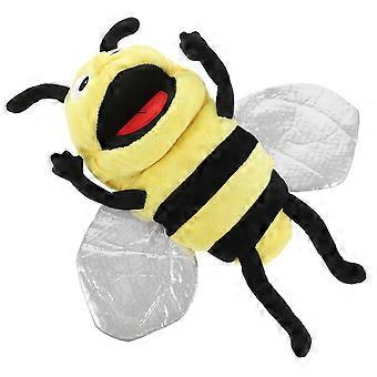 Plush Cartoon Bee Hand Puppet Stuffed Insect Interactive Pretend Play Puppet