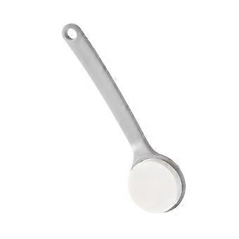 Bath Brush with Long Handle for Back, PVA Sponge Body Brush for Gentle Exfoliation, Grey