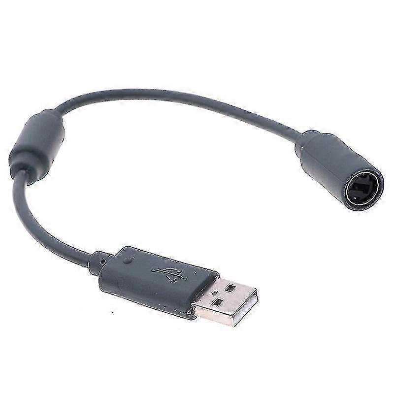 Káblový kábel adaptéra USB Controller pre Xbox 360 Gray 23cm