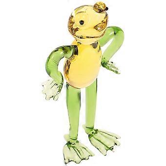 Frog Statue Decorative Statue Crystal Figurine Realistic Frog Figurine
