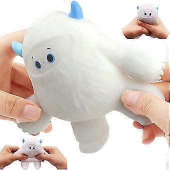 Funny Cute Snow Monster-Shaped Balls, Scented Fidget Stress Relief Squeeze Toys