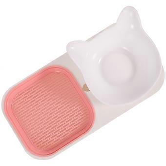 Cat Grass Feeder Cat Food Serving Bowl with Automatic Feeding Function