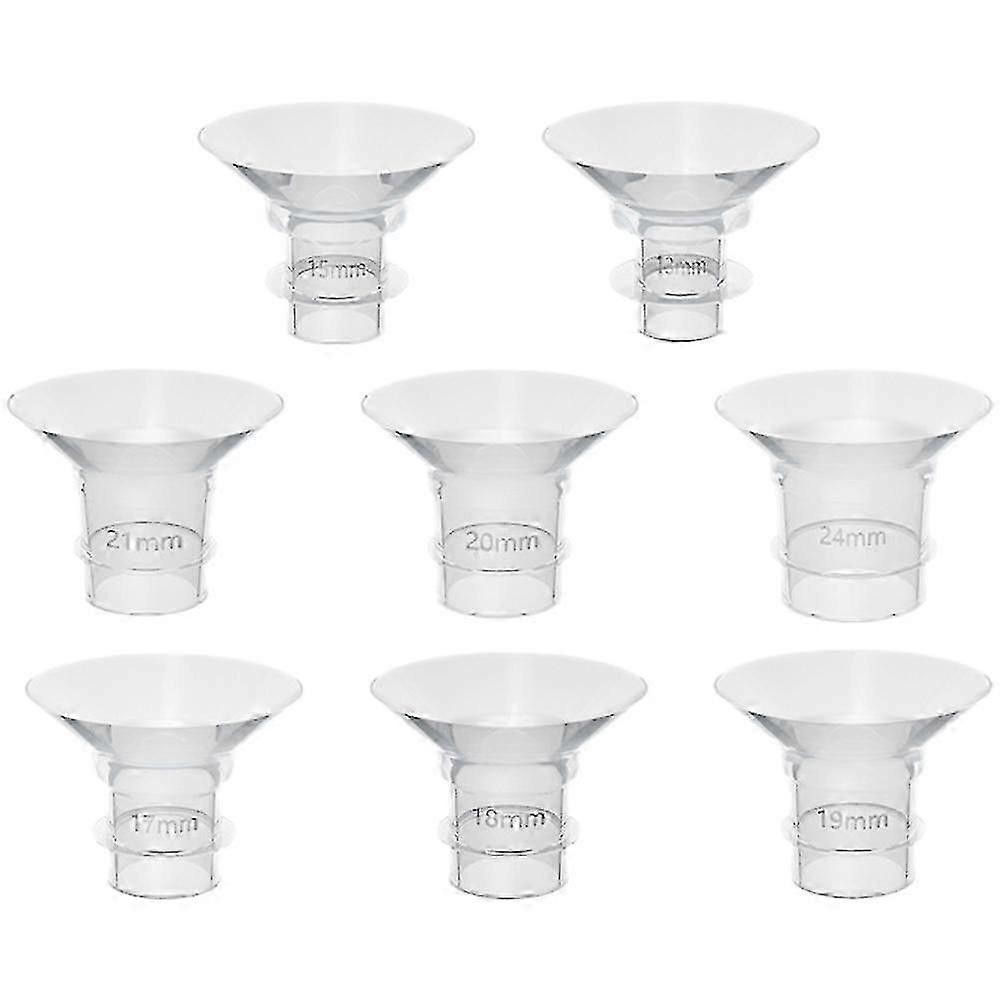 8 pcs Breast Pump Flange Inserts Silicone Flange Inserts Replacement Flange Inserts