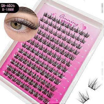 Lash Clusters Kit Cat Lashes With Lash Bond & Seal Cluster Eyelash Extensions Mixed Tray Eyelash Clusters Kit