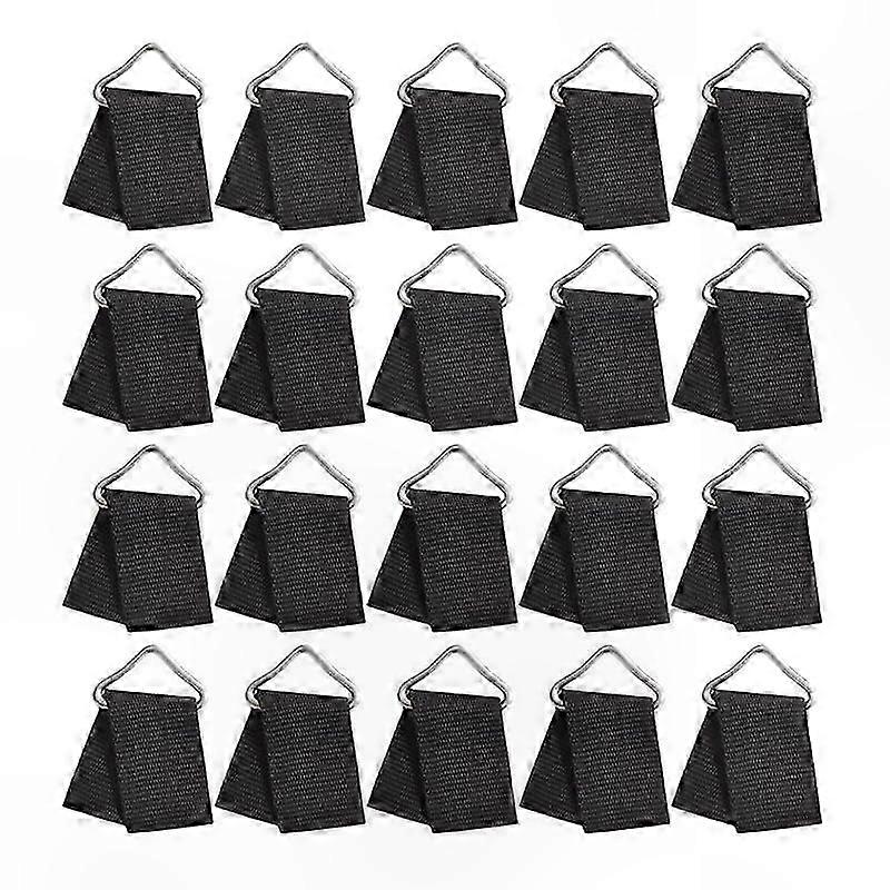 Trampoline Spring Buckle 20-Pack Triangle V-Shaped Rings