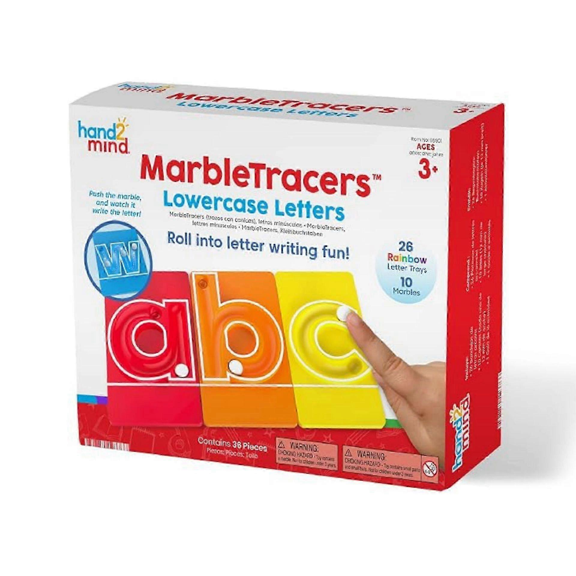 Alphabet-Murmelspielset für Kinder zum Schulanfang, Buchstabenformen-Spielset, Zubehör für die frühkindliche Leseförderung_ynan2