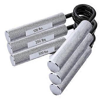 Hand Grip Strengthener Set von 3 (100lb, 200lb, 300lb) Metall Grip Stärke Trainer Handgelenk & Unterarm Str