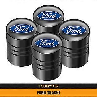 4 stks Aluminium Auto Ventieldoppen Band Wiel Band Voor Ford Fiesta Focus Fusion Ranger Explorer Escape Kuga Mondeo Ecosport verlegen