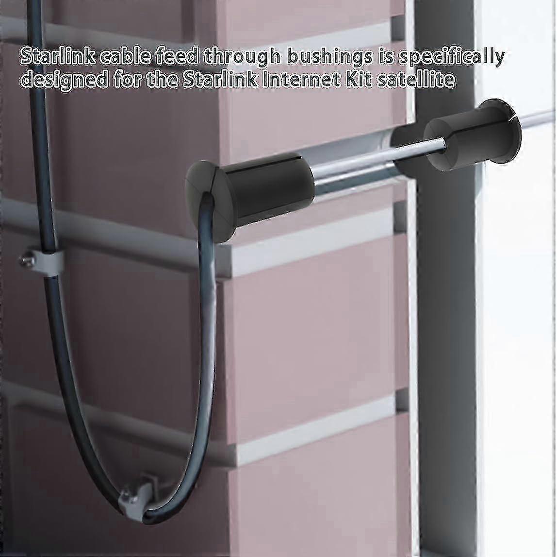 Starlink Dishy Ethernet Wall Bushing Reliable Cable Routing Solution
