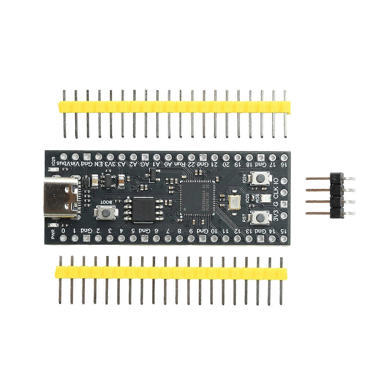 RP2350A Learning Board 128Mbit Development Board with Type C Port for Device Review, GPIO Access, Electronics Study Projects, and Classroom Coding