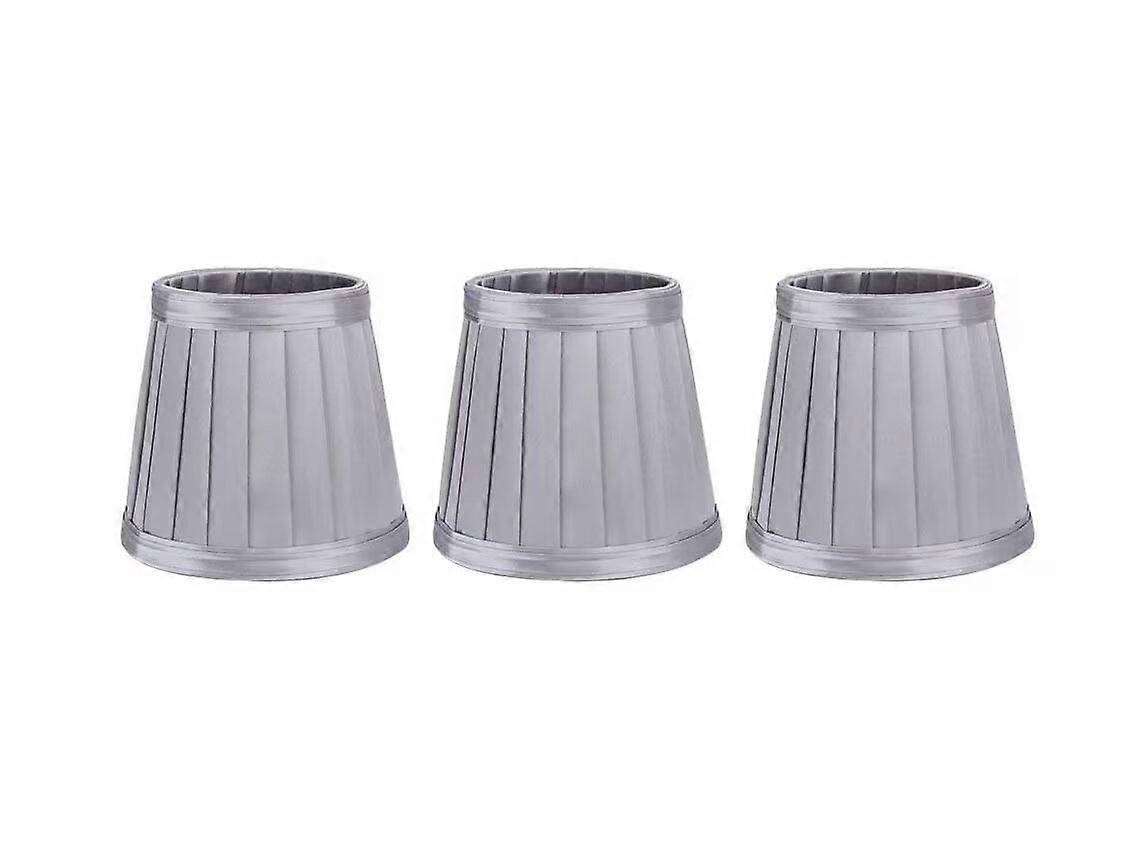 Fabric Lampshade (3pcs, gray)