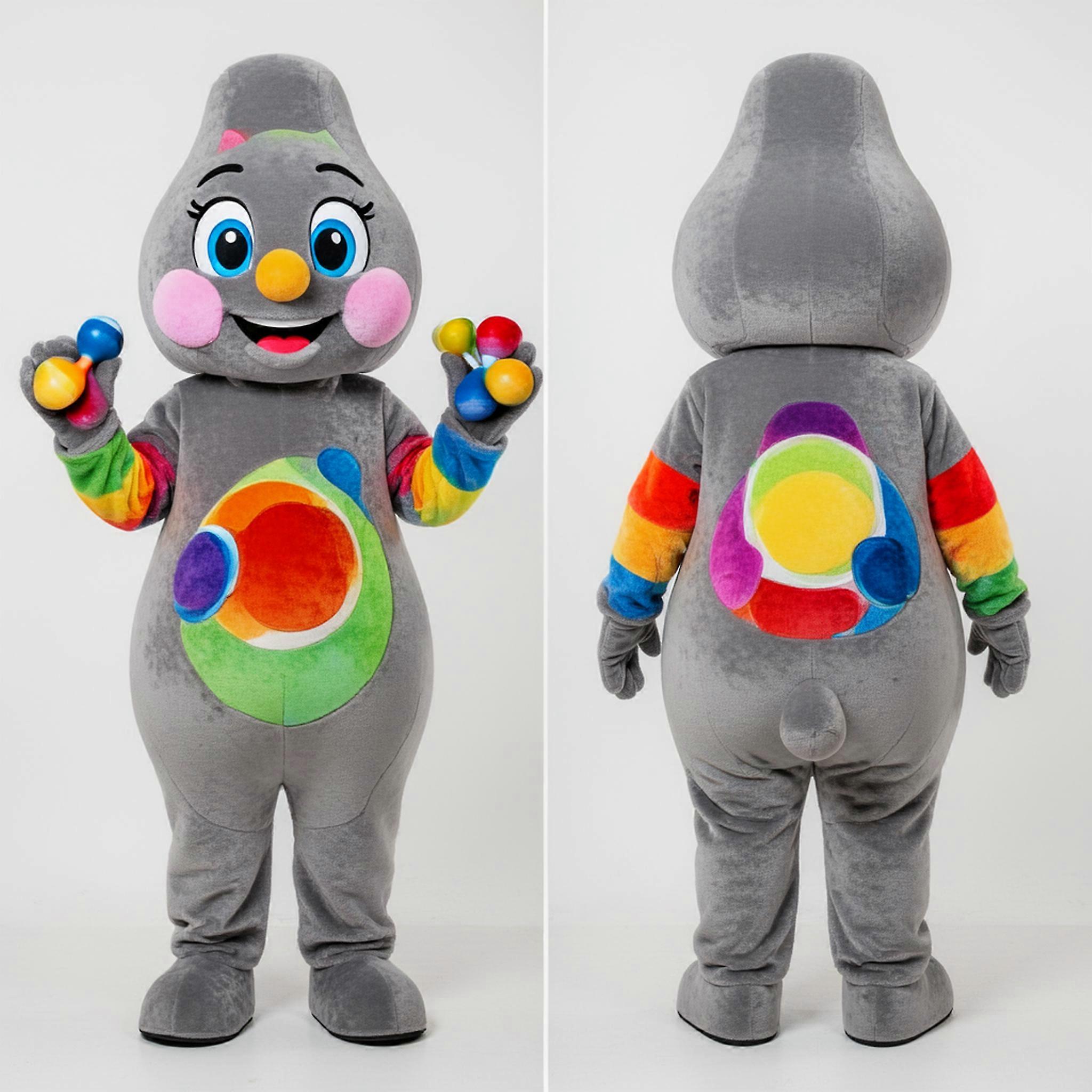 MASTICOT Gray Rounded Juggling Pin Juggle Mascot