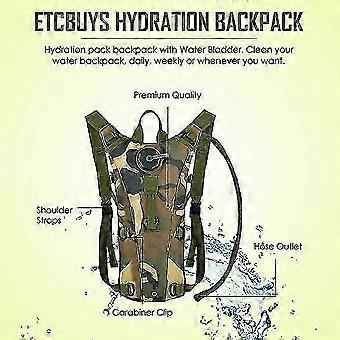 Outdoor Camouflage Trinkwasser Tasche Sport Bergsteigen Reise Wassertasche Integrierter Rucksack Radfahren Wassertasche