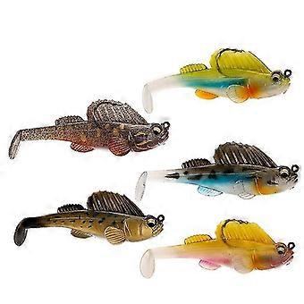 Soft Fishing Lure Soft Bait Lead Jig Dark Sleeper Swimbaits Soft Lure Fishing Lure Bass Shad for Fishing Perch-SNNGV