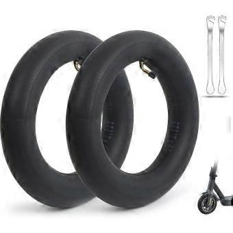 2 Pack Inner Tube 10 x 2.125 Inch, Replacement Thicken Rubber Tire for Bicycle AMN