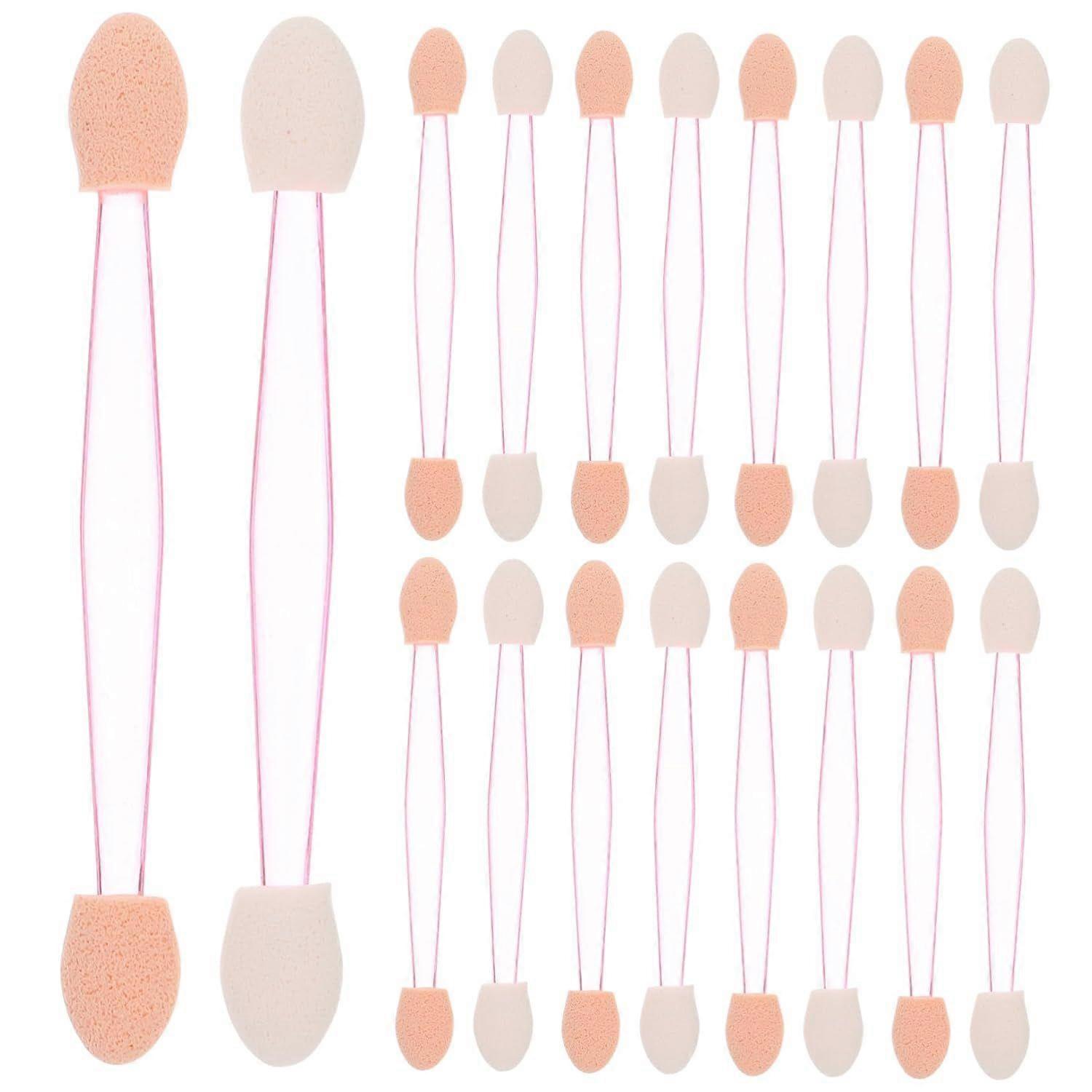 Ended Eyeshadow Sponge Brush Set, Portable Dual Sides Applicators