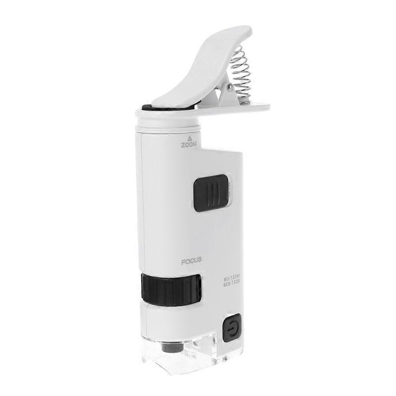 Upgraded Microscope Accessories Kit 80-120X Phone Clip Microscope Microscope