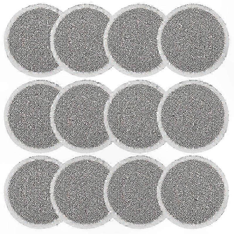 12-Pack Durable Scrubbing Pads for Steam Mops, Compatible with Multiple Models