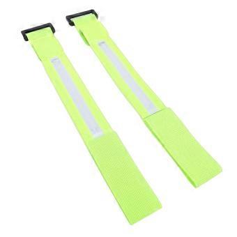 2pcs Rechargeable Led Running Armbands 3 Modes 5 Colors Reflective Light Up Armband for Night Walking Cycling Running