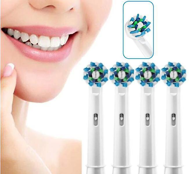4 Toothbrush Heads Oral-B Compatible- EB50A