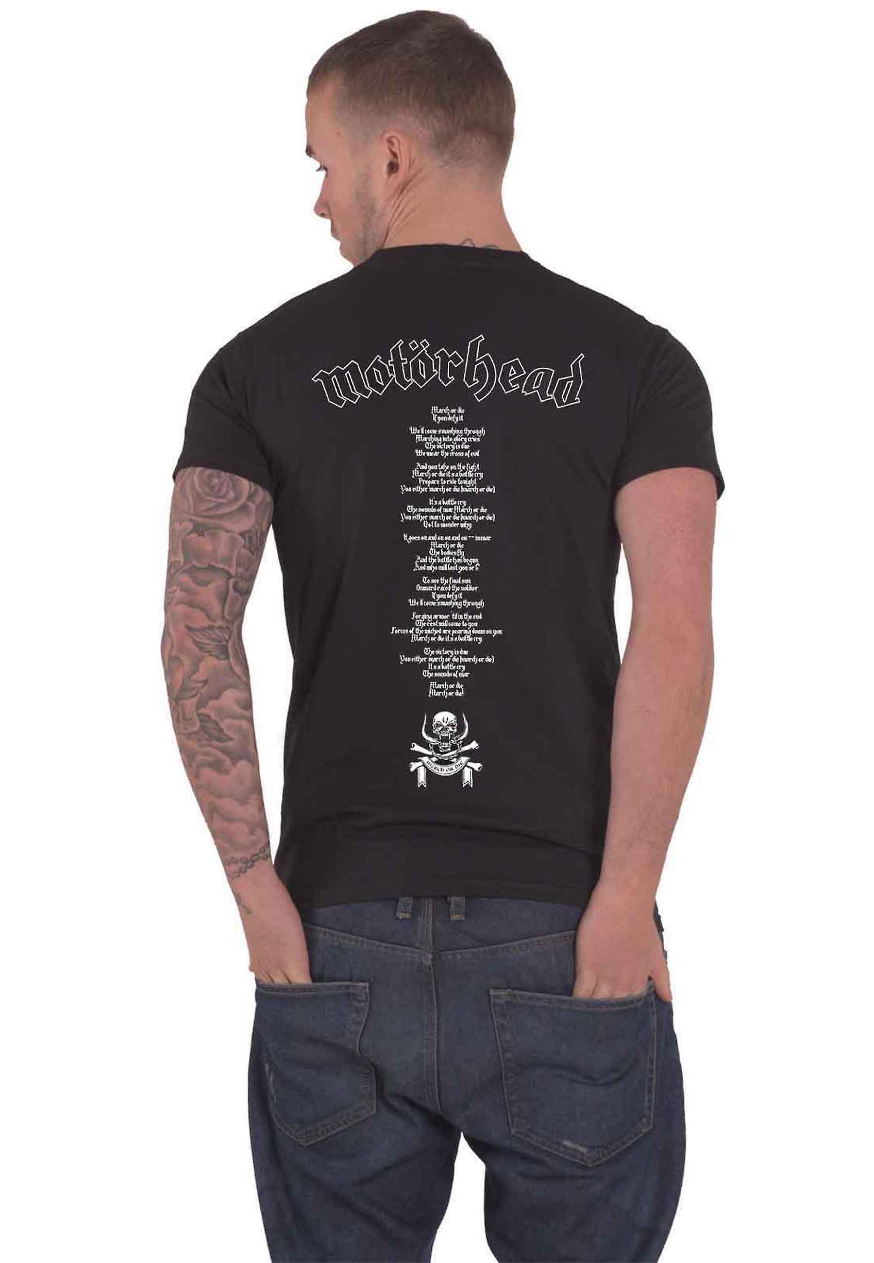 Motorhead March Or Die Lyrics T Shirt