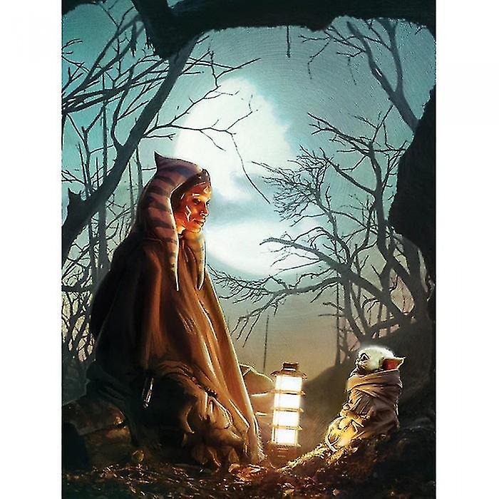 Star Wars: The Mandalorian Ahsoka & Grogu Framed Poster