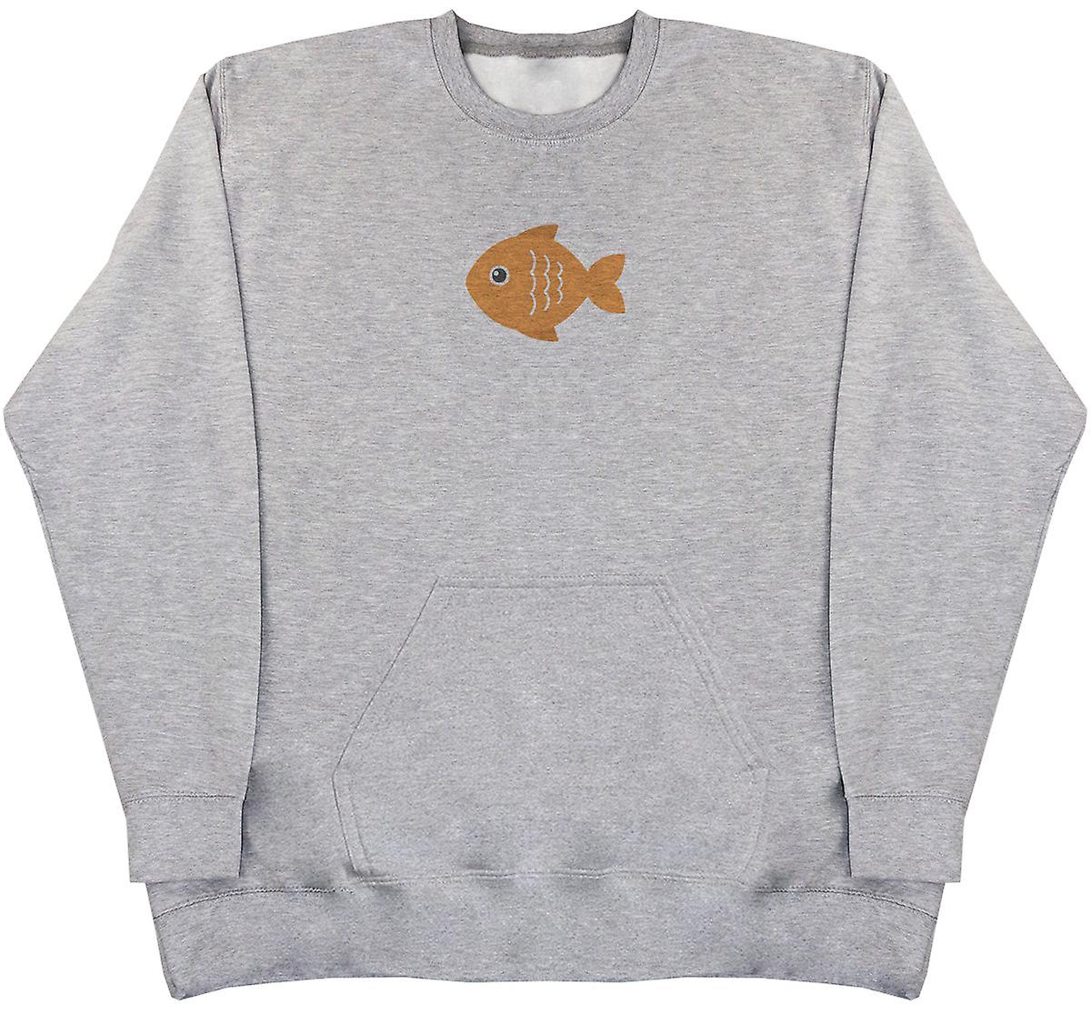 Orange Fish - Huge Oversized Hoodless Hoodie