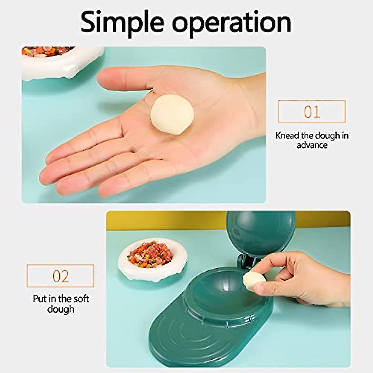 Dough Press Dough Pressing Tool Dumpling Artifact Pressing Household Hand-made Press Mold Manual Tortilla Maker Press Dumpling Skin Dough Presser Dump