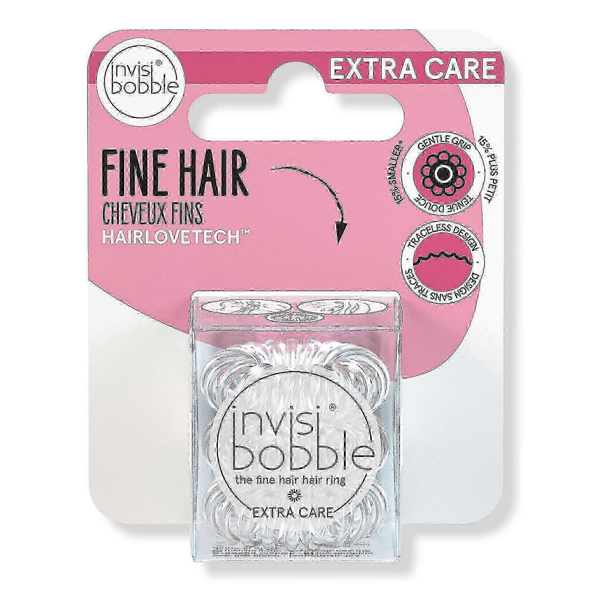 Invisibobble Extra Care, Clear, 3 Ea