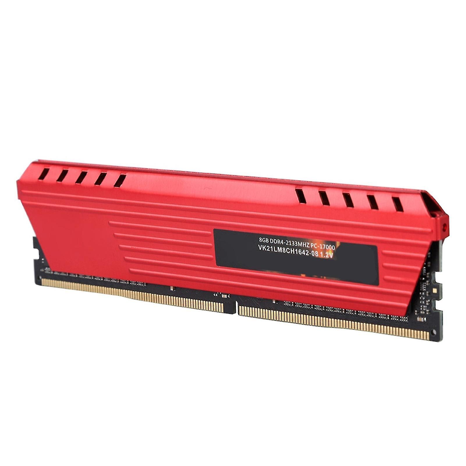 Ddr4 2133mhz 8g Desktop Computer Memory Module Fast Data Transmission Magnesium Granule Red