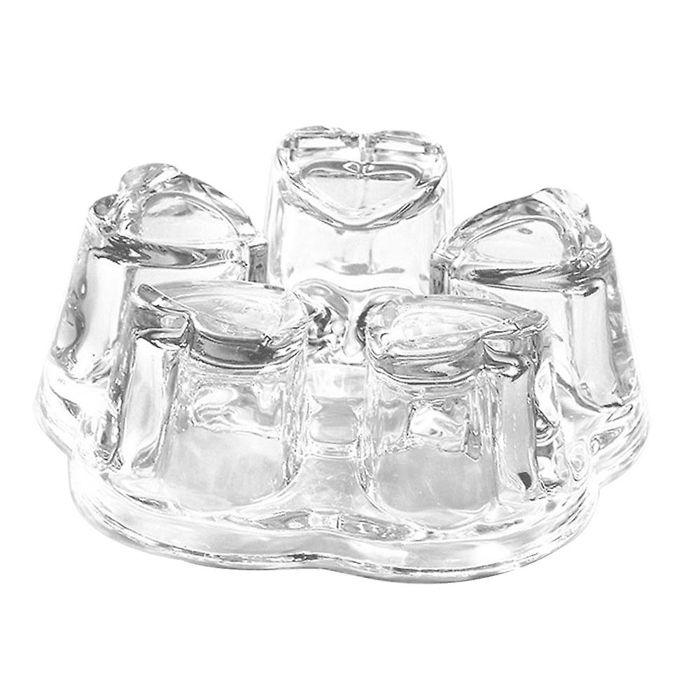 Creative Glass Tea Pot Warmers Heaters Foundation for Teapots Work Clear