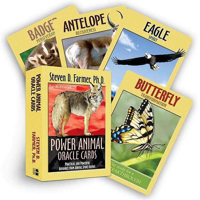 Power Animals Oracle Cards by Steven Farmer Paperback Book
