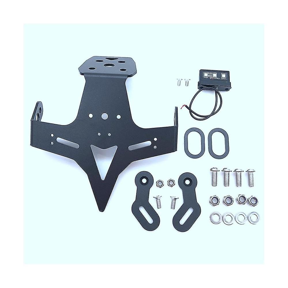 Motorcycle Rear License Plate Holder Bracket With Light For Zx25r Zx4r 2020-2023 Frame Tail Tidy