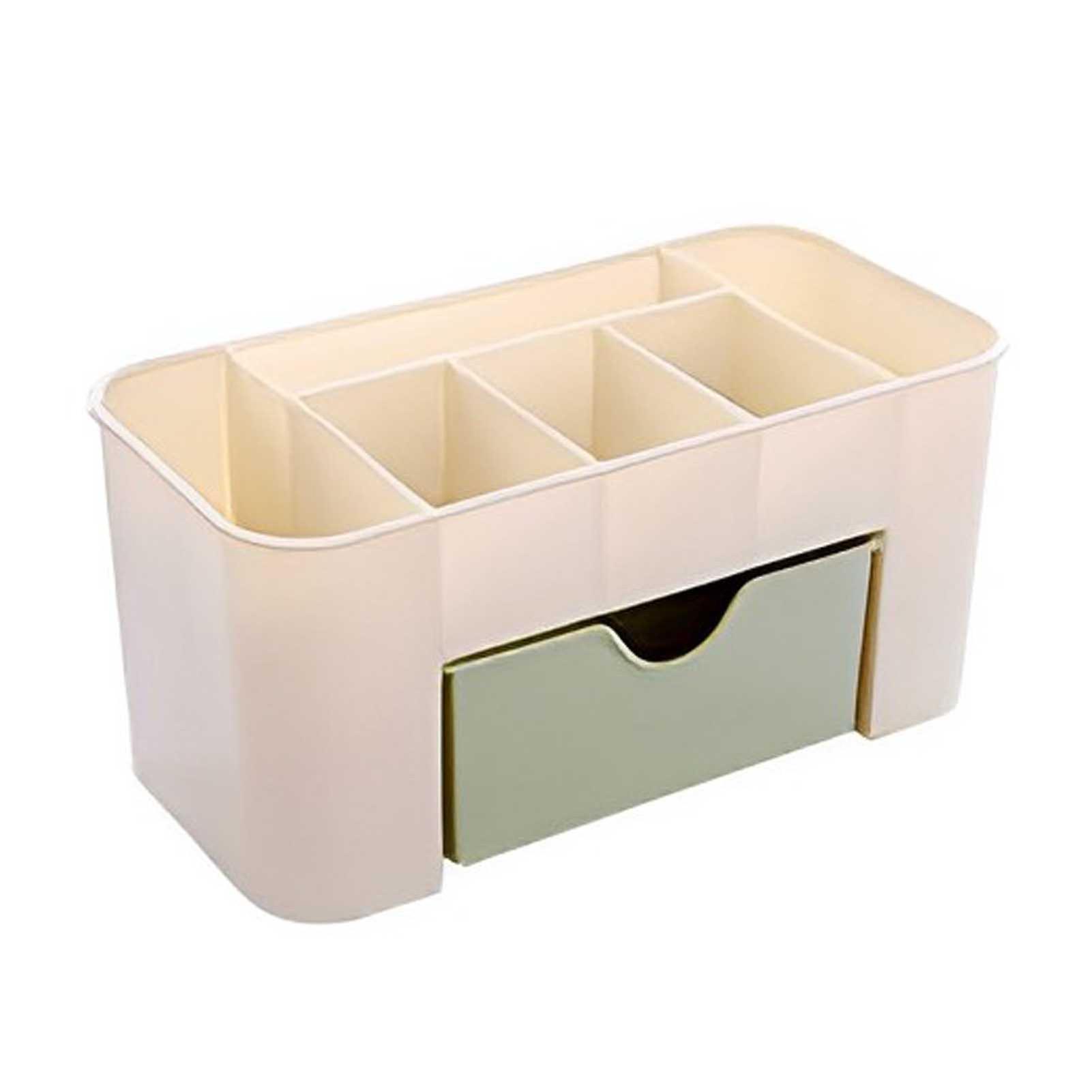 Drawer Style Desk Organizer With 6 Compartments Desktop Storage Box For Jewelry Hair Accessories