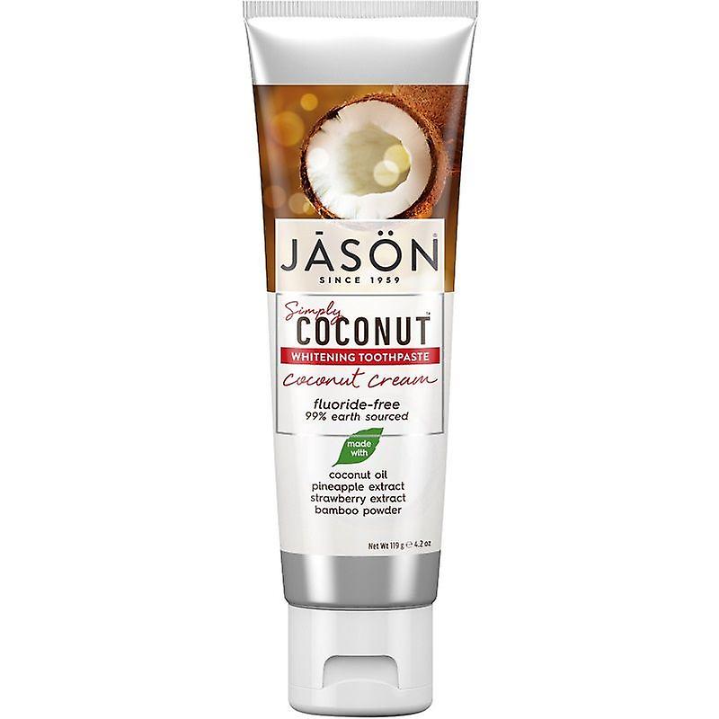 JASON Simply Coconut Whitening Toothpaste Coconut Cream 119g (432)