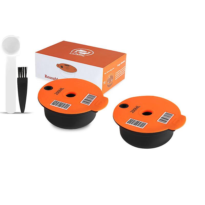 60/180/220ml Refillable Coffee Capsule Pod Filter For Tassimo Bosch Vivy Myway