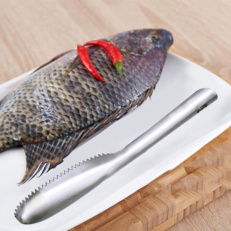 Stainless Steel Fish Scale Remove Scraping Fast Cleaning Peeler Scraper Tool