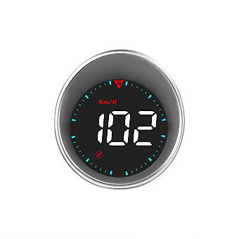 Voiture HUD Voiture Affichage tête haute Affichage numérique du compteur de vitesse Kilométrage de conduite, Angle de boussole, Survitesse Al