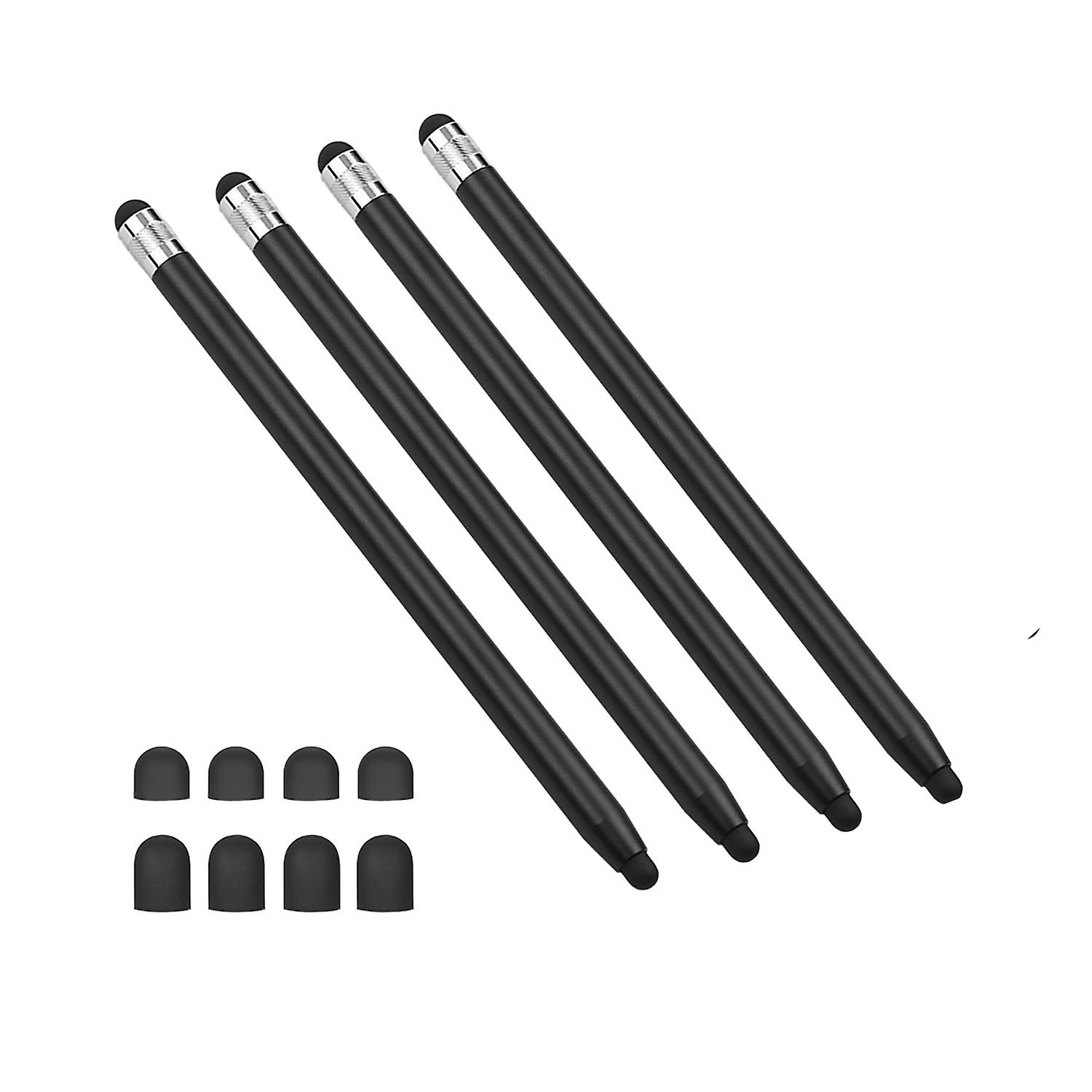 2 in 1 Universal Touchscreen Stylus Pen for All Touchscreen Tablets Cell Phones with 8 Extra Replace