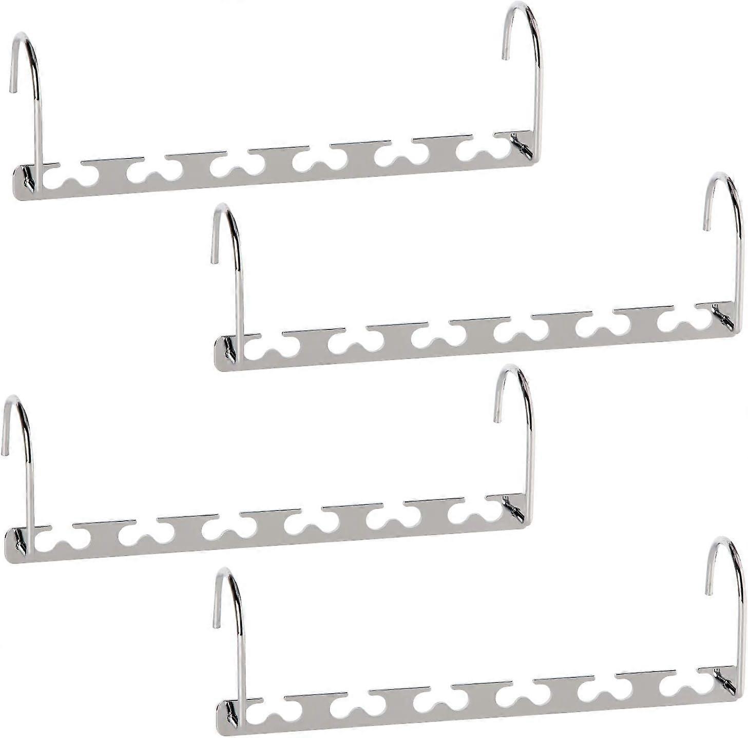 4-pack space-saving multi-functional folding hangers