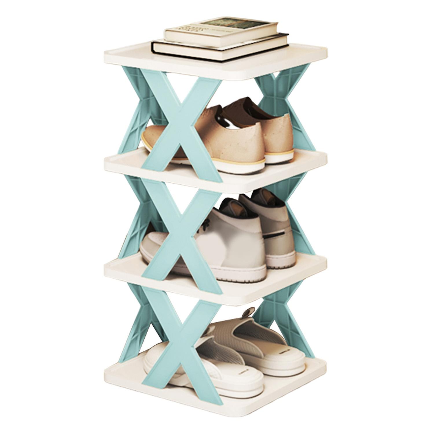 Shoe Storage Rack Space Saving Strong Loading Adjustable Stackable Folding Store Stable Narrow Shoe 