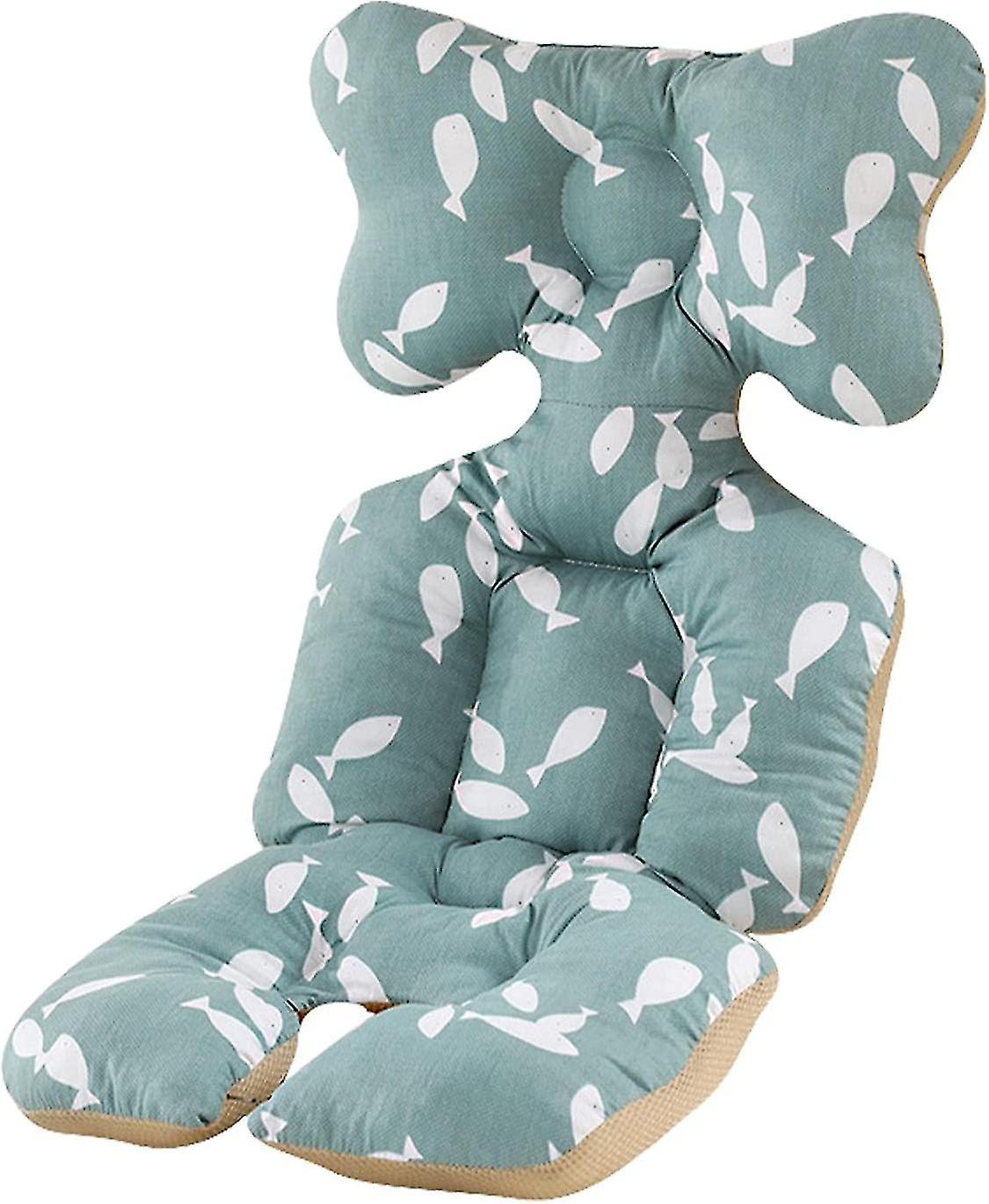 Stroller Insert - Universal Seat Cushion for Strollers with Summer and Winter Sides