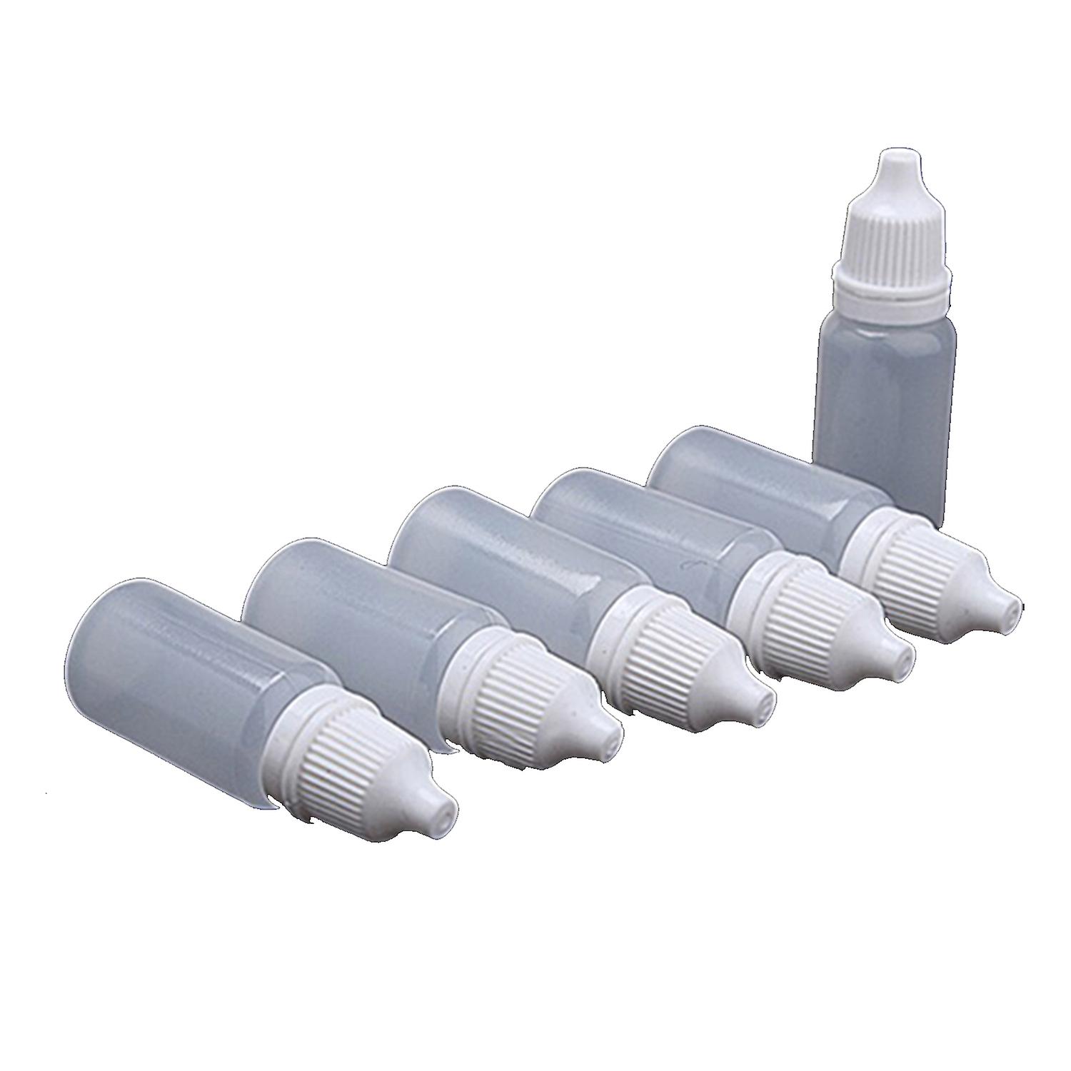5 Pcs Durable 5-100ml Empty Plastic Squeezable Dropper Bottles Eye Liquid Dropper BoSaiD