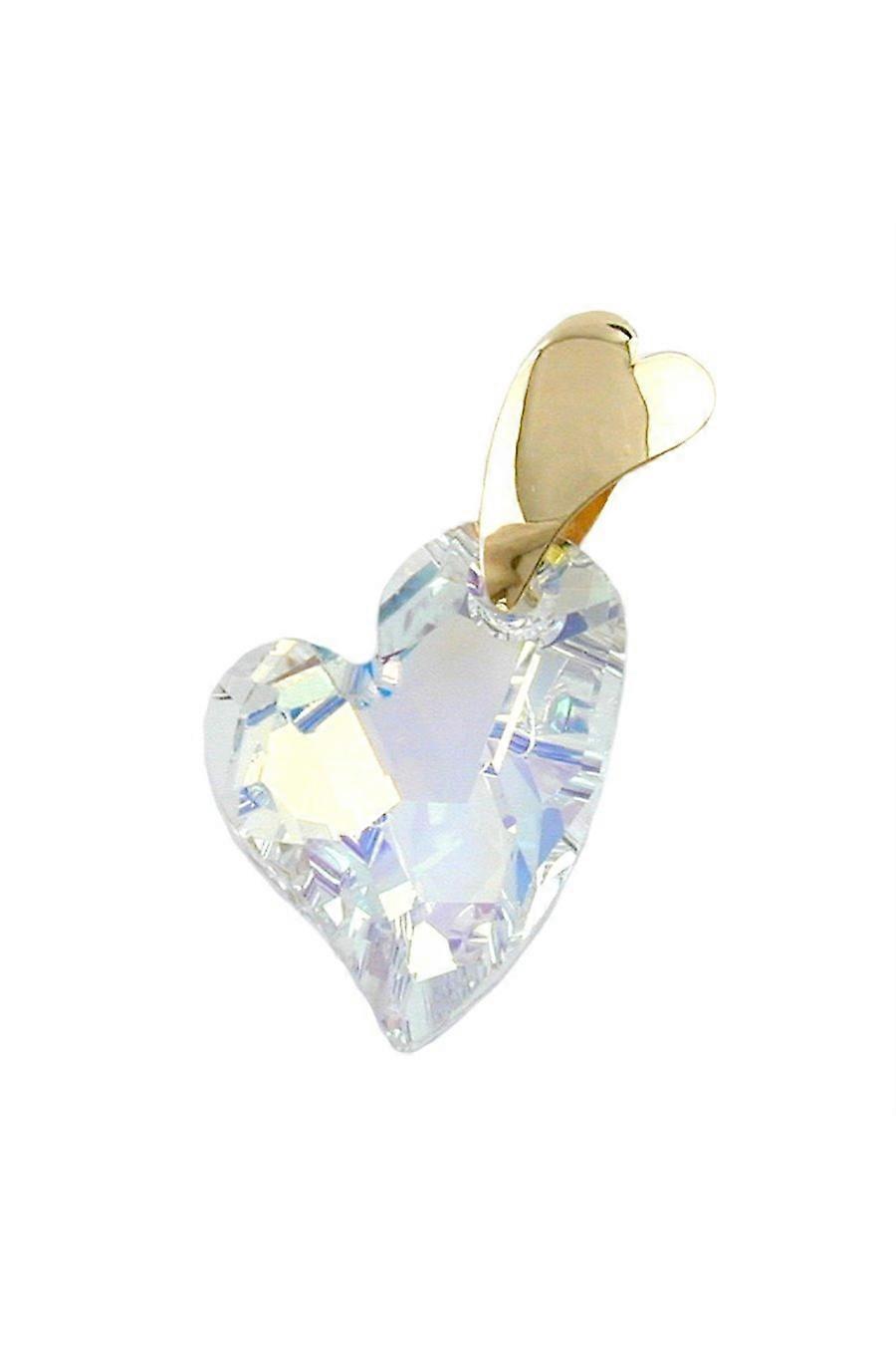 Pendant Heart With Zirconia 9k Gold - Gl431232