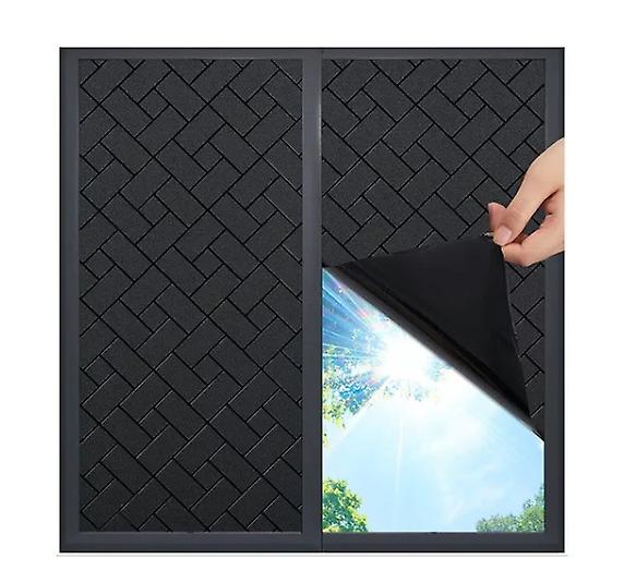 INF Grid Pattern Privacy Window Film