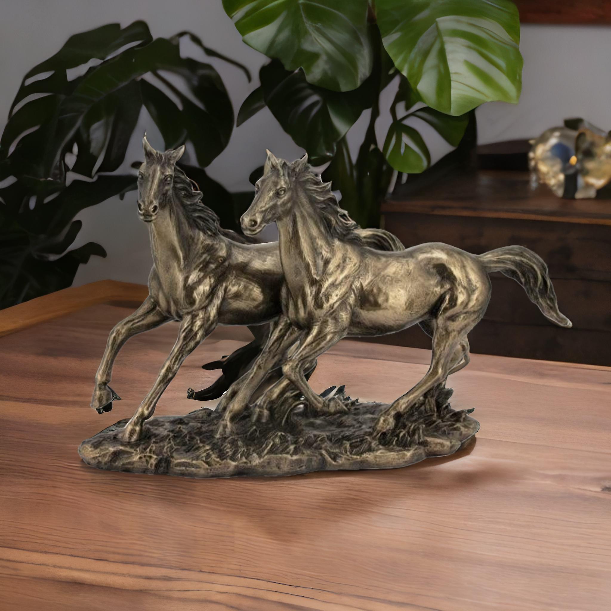 Wild Horses Figurine By Allianceinteriorsltd