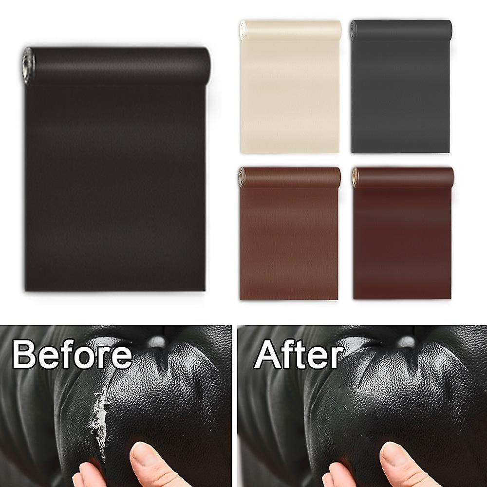 Patchs de réparation en cuir auto-adhésifs Autocollants en tissu en cuir PU pour vêtements en cuir Canapé Sièges de voiture Meubles Sacs Réparation Collant